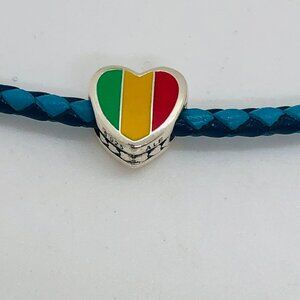 ✨✨Pandora Mali Exclusive Country Flag Colors Heart Charm